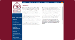 Desktop Screenshot of professionalhealthcareserviceslv.com